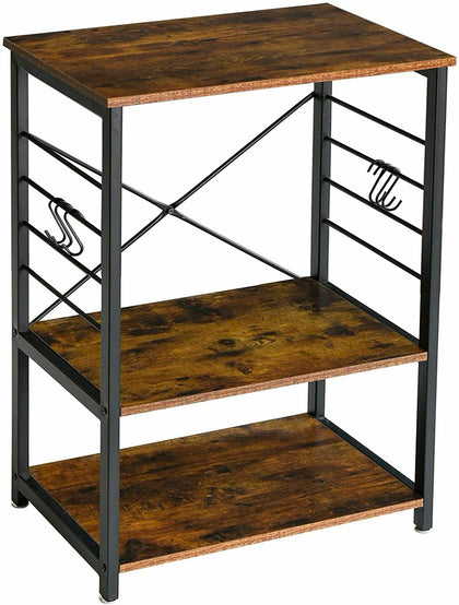Industrial Sofa End Table Small Console Unit Vintage Side Rustic Kitchen Table