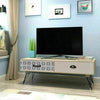 Table Media TV Cabinet Unit HiFi Cabinet Sideboard Lowboard with 2 Drawers Side