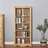 Solid Wood Pine Large Bookcase Tall 5 Shelf Display Shelves Unit Livingroom