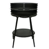 New Charcoal Oval Black Trolley BBQ Outdoor Barbecue Garden Patio Cooking Grill