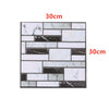 Large 3D Wall Tile Stickers Kitchen Bathroom Mosaic Self-adhesive Decor 30*30cm