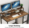 PC Computer Desk Writing Study Table Office Home Workstation Wooden & Metal