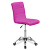 Comfy Office Desk Computer Chair Padded Seat Swivel Lift Chair PU Leather Chair