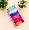 4pcs Underwear Bra Socks Ties Drawer Storage Organizer Box Closet Tidy Divider