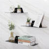 Pack of 3 Metal Floating Wall Shelves Storage for Restaurant Bar Cafe Kitchen