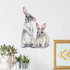 Removable Two Rabbit Wall Sticker Baby Nursery Room Home Window Decoration DIY