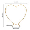 210cm(6.89ft) Heart Shaped Wedding Metal Balloon Arch Stand Frame Display Kit UK