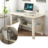 PC Computer Desk Writing Study Table Office Home Workstation Wooden with Shelf