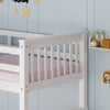OLIVER WHITE WOODEN BUNK BED SINGLE