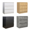 Modern Chest of Drawers Bedside Table Cabinet Nightstand 2/3/4 Drawers Bedroom