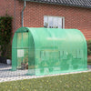 Outdoor Greenhouse Walk in Polytunnel Steel Tent Garden Plants Grow House Shade