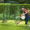 230CM Metal Garden Arch Heavy Duty Arbor Climbing Trellis Pergola Decoration