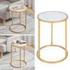 Gold Coffee Table Cabinet Lamp Small Side End Table Nightstand Telephone Table