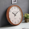 Wall Clock Illuminated / Solid Numerals Silent Retro Chic Decor 12-13inch Clocks