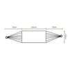Double Hammock Bed Outdoor Swinging Camping Hanging Hammocks Tree Strap Rope UK