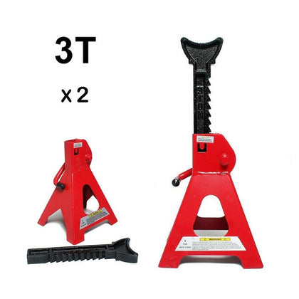 3 Ton Axle Stands Lifting Capacity Stand Heavy Duty Car Caravan Floor Jack Pair