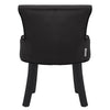 Velvet/Linen Dressing Table Stool Vanity Chair Bedroom Makeup Stool Seat Back