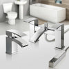 Waterfall Designer Bathroom Taps Basin Bath Mixer Filler Shower Tap Set Chrome