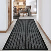Non Slip Grey Rubber Mat Long Hallway Runner Barrier Doormat Large Washable Rugs