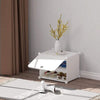 Mondeer 12 Cube DIY Plastic Shoe Storage Cabinet Boxes Cupboard Organizer White