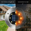 Solar In Ground Lights Outdoor Buried Lamp Disk 8/10/12LED Lawn Pathway Garden