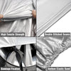 XXL Waterproof Car Cover for Sedan Protector UV Resistant Snow Dust Outdoor