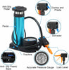 Compact Bicycle Bike Pump mountain Mini Inflator Tyre Tire Air Pressure Gauge UK