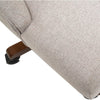 Linen Upholstered Swivel Computer Desk Chair Button Back Office Executive Chair