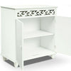 White Cabinet Sideboard Modern Cupboard Wooden Furniture Unit Storage 2 Door
