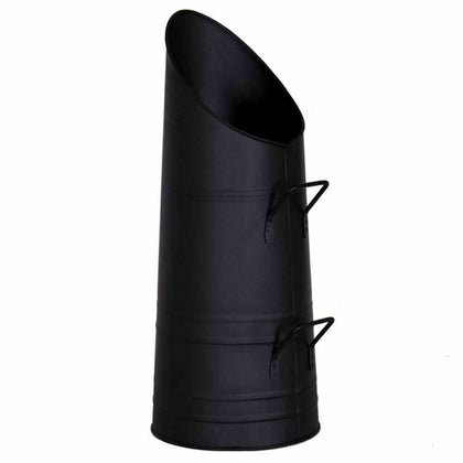 Coal Hod Black Fireside Fire Fuel Bin Scuttle Bucket Handles UK SELLER UK STOCK