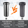Graphite Crucible 3KG High Purity for Gold Melting Furnace Foundry 2 Edges