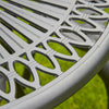 Black Bistro Set Outdoor Patio Garden Furniture Table and 2 Chairs Metal Frame