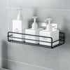 Free Punch Iron Shower Shelf Bathroom Storage Rack Caddy Organiser Tidy Shelf UK
