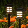 2Pack Solar Power Lights LED Spot Wall Garden Outdoor Waterproof Yard Path Lamps
