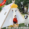 Large Kids Party Tent Teepee Foldable Tunnel Children Wigwam Indoor Play House