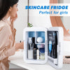 4L Mini Fridge Portable Cooler and Warmer Ice Box Table Top Bedroom Makeup Car