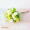 36 Heads Artificial Silk Flowers Bunch Wedding Home Grave Outdoor Bouquet UK