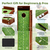 Golf Putting Mat Putting Green Practice Training Aid Auto Ball Return One Hole