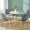 4 Designer Style Dinner/Dining Chairs Set Modern Kitchen Seat Pair Metal Legs UK