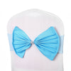 Ready Made Elasticity Stretch Chair Cover Bow Band Buckle Slider Sashes Decor