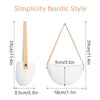 Set of 3 Modern Ceramic Wall Hanging Plant Pot Planter Indoor Outdoor Home Decor