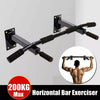 Chin Pull Up Wall Mount Bar Heavy Duty Exercise Fitness Gym Home Mounted 200KG