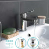 NEW Modern Waterfall Bathroom Tap Basin Sink Mono Mixer Chrome Cloakroom + Waste