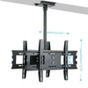 Dual Screen Telescoping Pole TV Ceiling Mount for 32-65" TV LED LCD Hold 220lbs