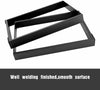 2 pcs Table Legs Steel Dining Table Desk Square Shape frame Metal Table Legs