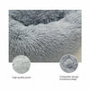 Large Dog Bed Pet Cat Calming Comfy Shag Fluffy Warm Bed Nest Mattress Donut Pad