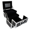 Large Vanity Case Beauty Box Make up Cosmetic Nail Storage Travel Lockable+ Key
