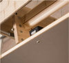 DJM Eco Wooden Timber Folding Loft Ladder Frame Attic Access Hatch 115 x 57cm