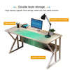 PC Computer Desk Home Office Study Desk Writing Table Workstation W/Shelf UK