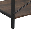 Industrial Wooden Clothes Rail Portable Scarf Cap Umbrella Hanging Garment Stand
